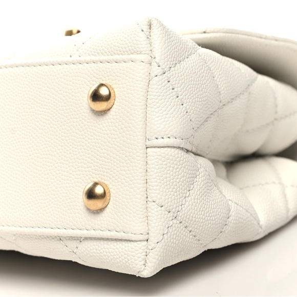 CHANEL Caviar Quilted Mini Coco Chain Handle Flap - Picture 10 of 11